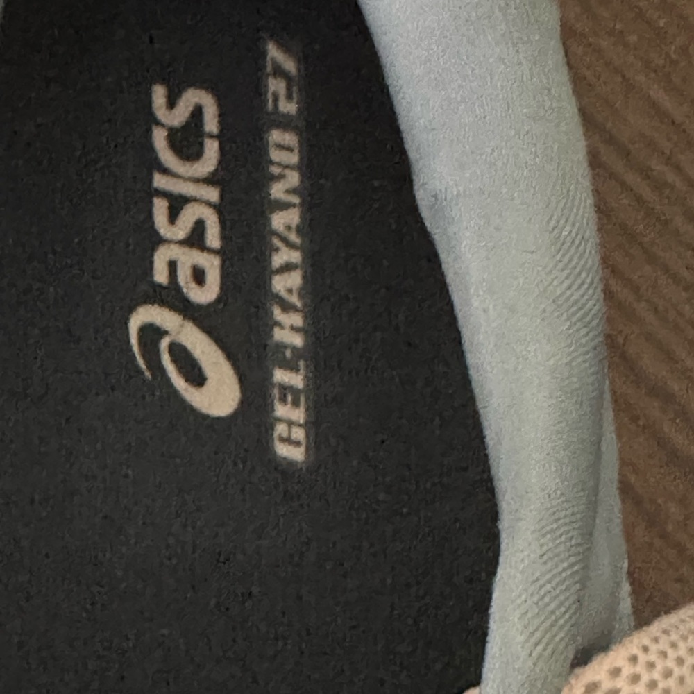 ASICS Women's Athletic Running Shoes - Gel Kayano 27 Gray and Pink - Picture 5 of 6